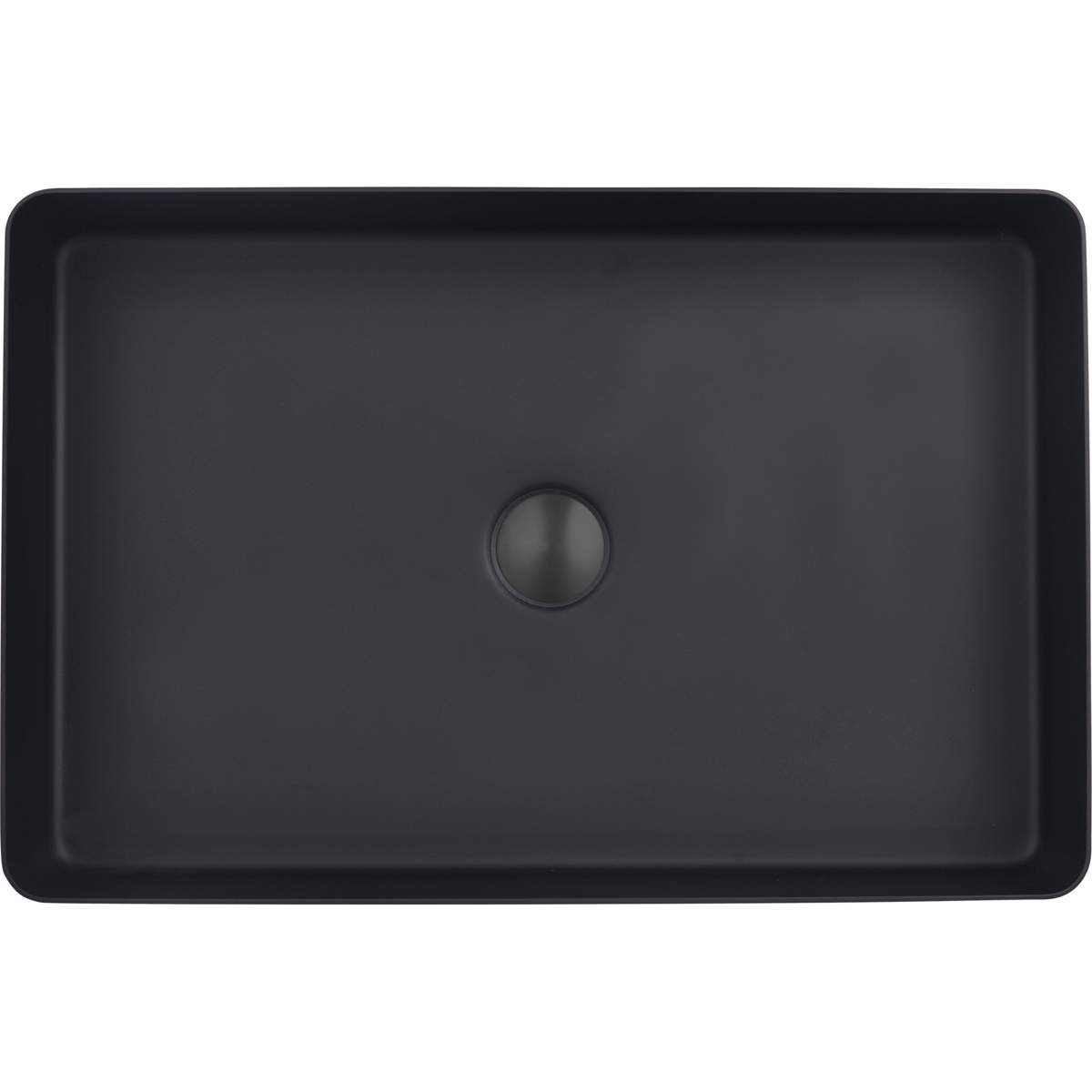 JTP Vos Matt Black Grade 316 Stainless Steel Counter Top Basin (28CTS520MB)