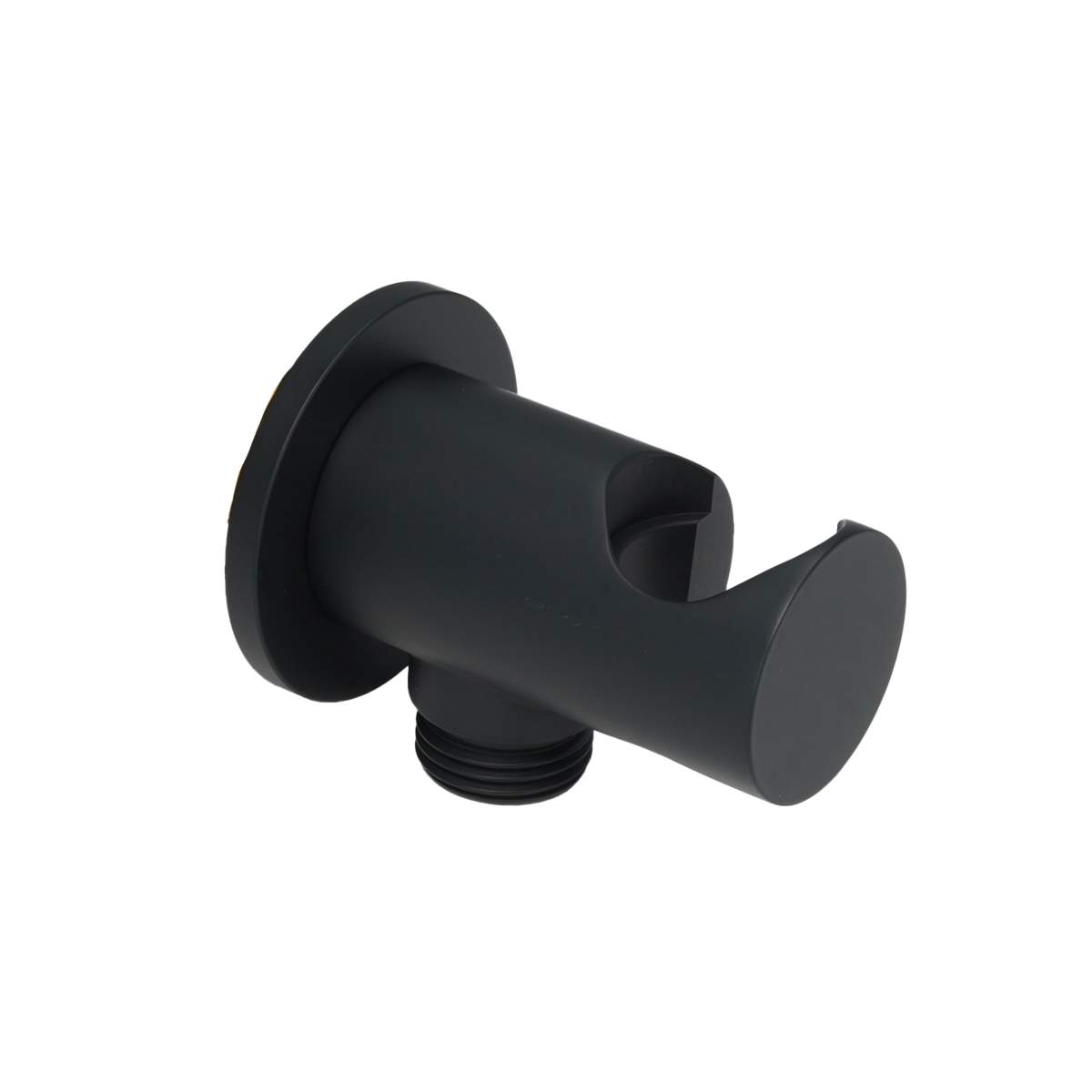 JTP Vos Matt Black Water Outlet Elbow (28ELBOW/WSMB)