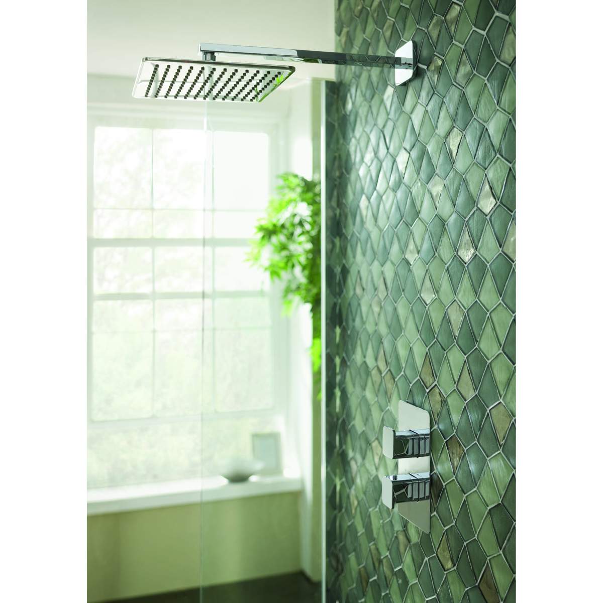 JTP Hix Chrome Shower Head 250mm (32250)