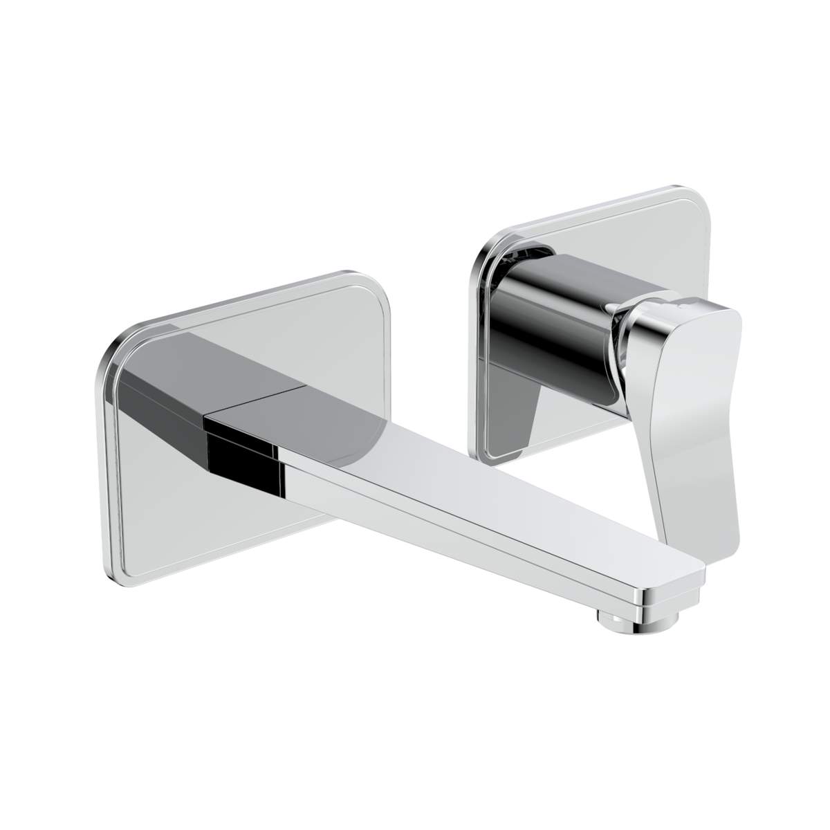 JTP Hix Chrome Single Lever Wall Mounted Basin Mixer (32273)