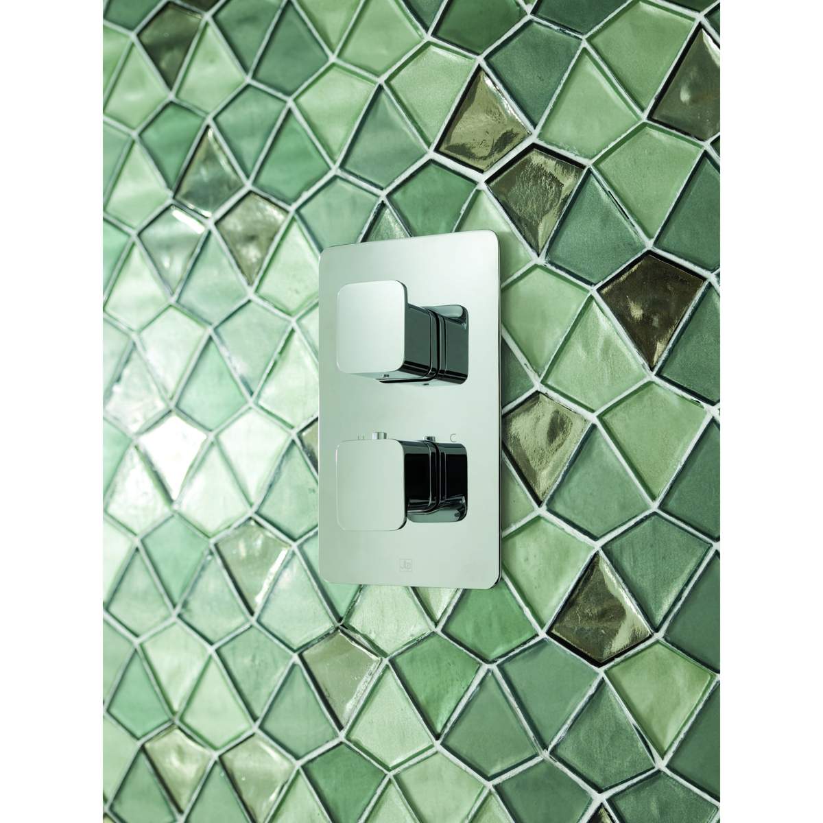 JTP Hix Chrome Thermostatic Concealed 1 Outlet Shower Valve (32651)