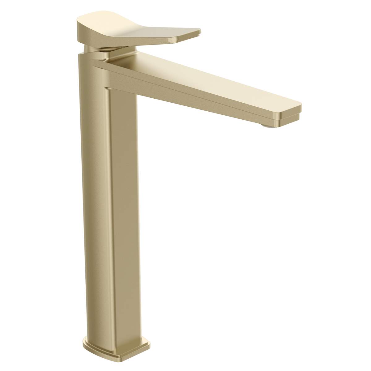 JTP Hix Brushed Brass Single Lever Tall Basin Mixer (33009BBR)