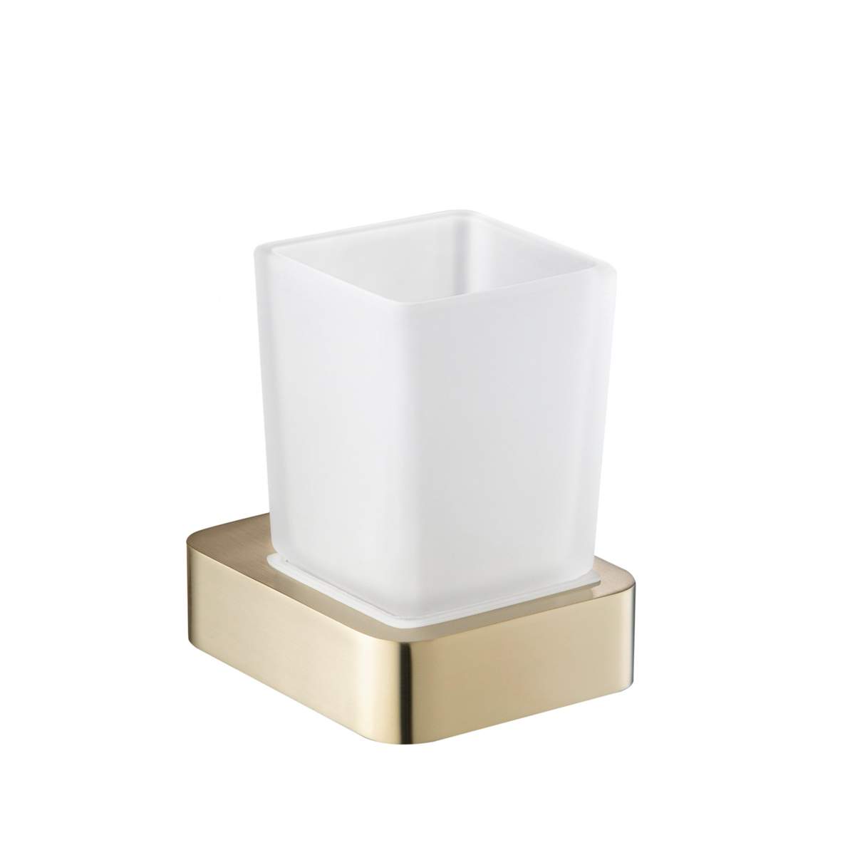 JTP Hix Brushed Brass Tumbler Holder (33141BBR)