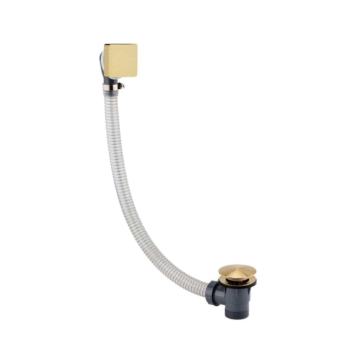 JTP Hix Brushed Brass Click Clack Bath Waste (33809CCBBR)