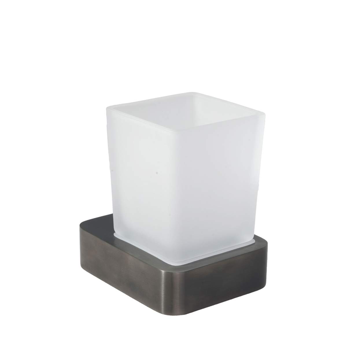 JTP Hix Brushed Black Tumbler Holder (37141BBL)