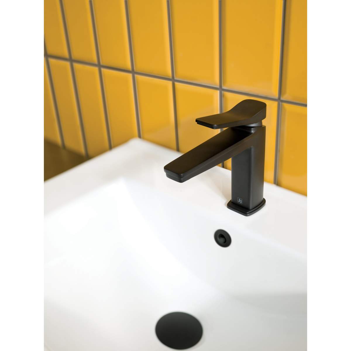 JTP Hix Matt Black Single Lever Basin Mixer (38001MB)