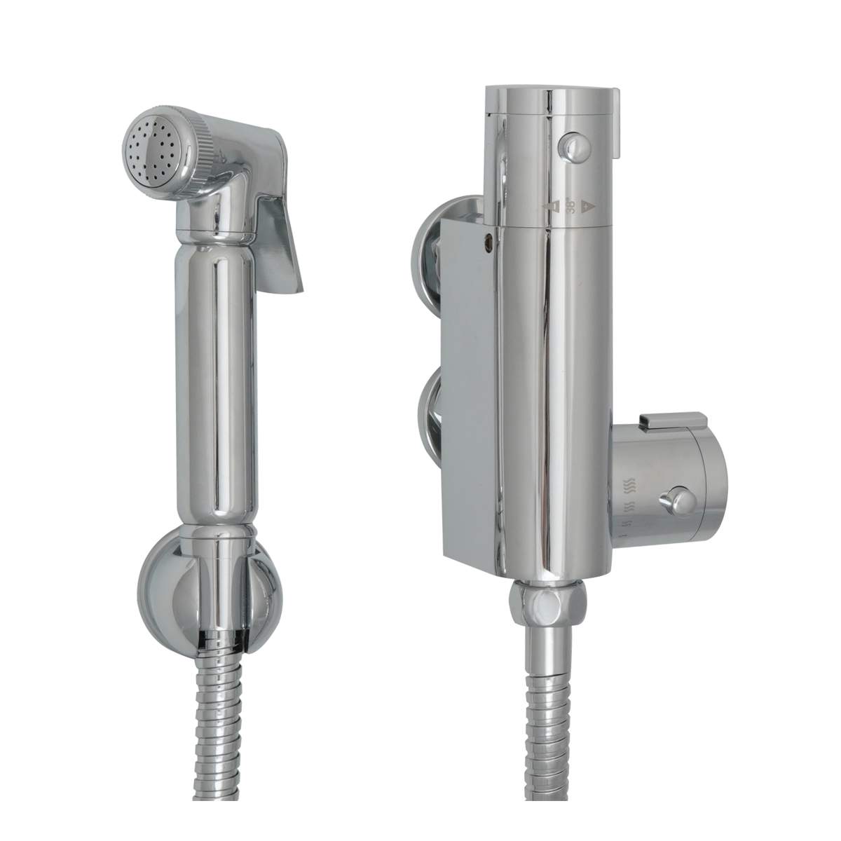 JTP Douche Kit Complete with Vertical Thermostatic Bar Valve (557)