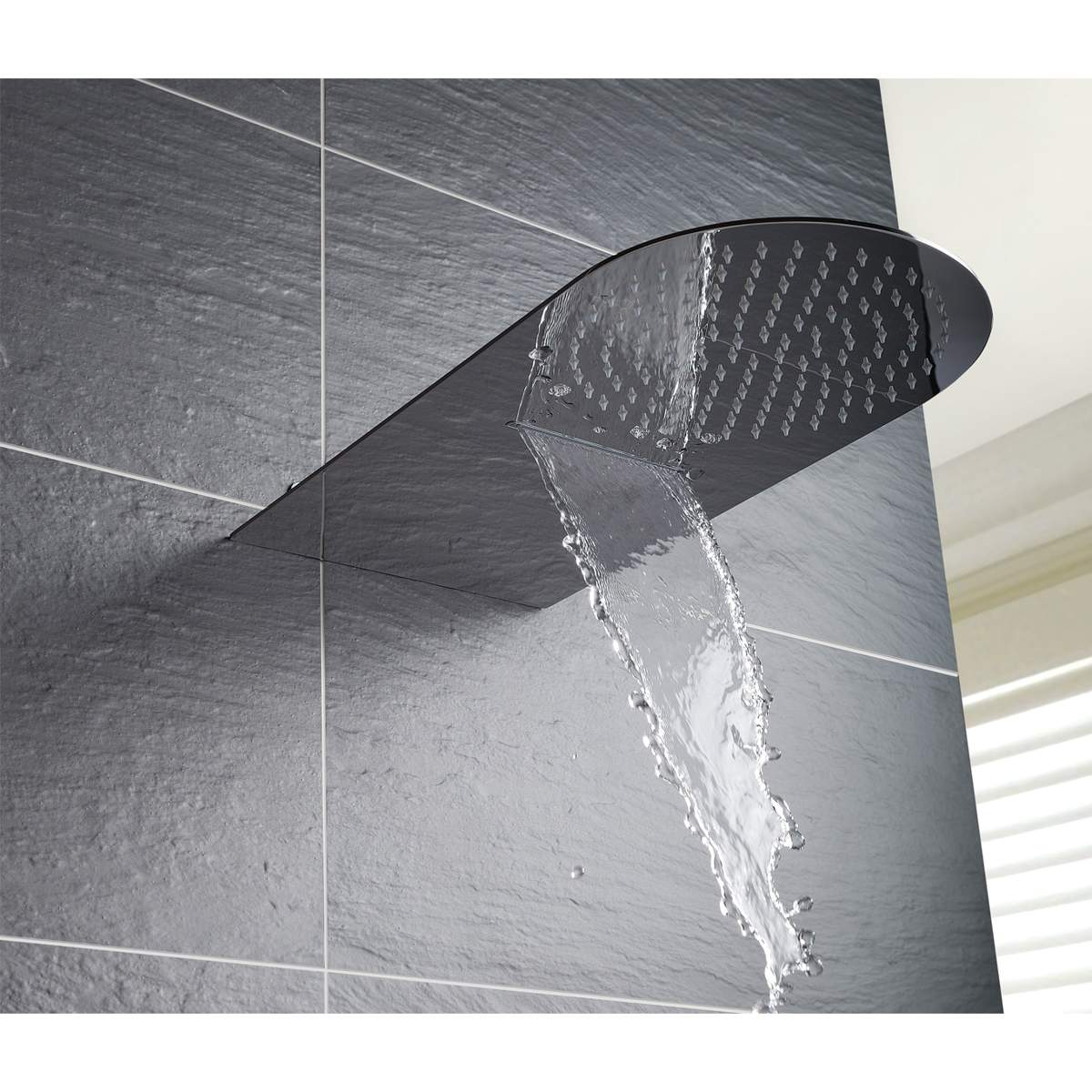 JTP Slimline Dual Function Overhead Shower (58709)