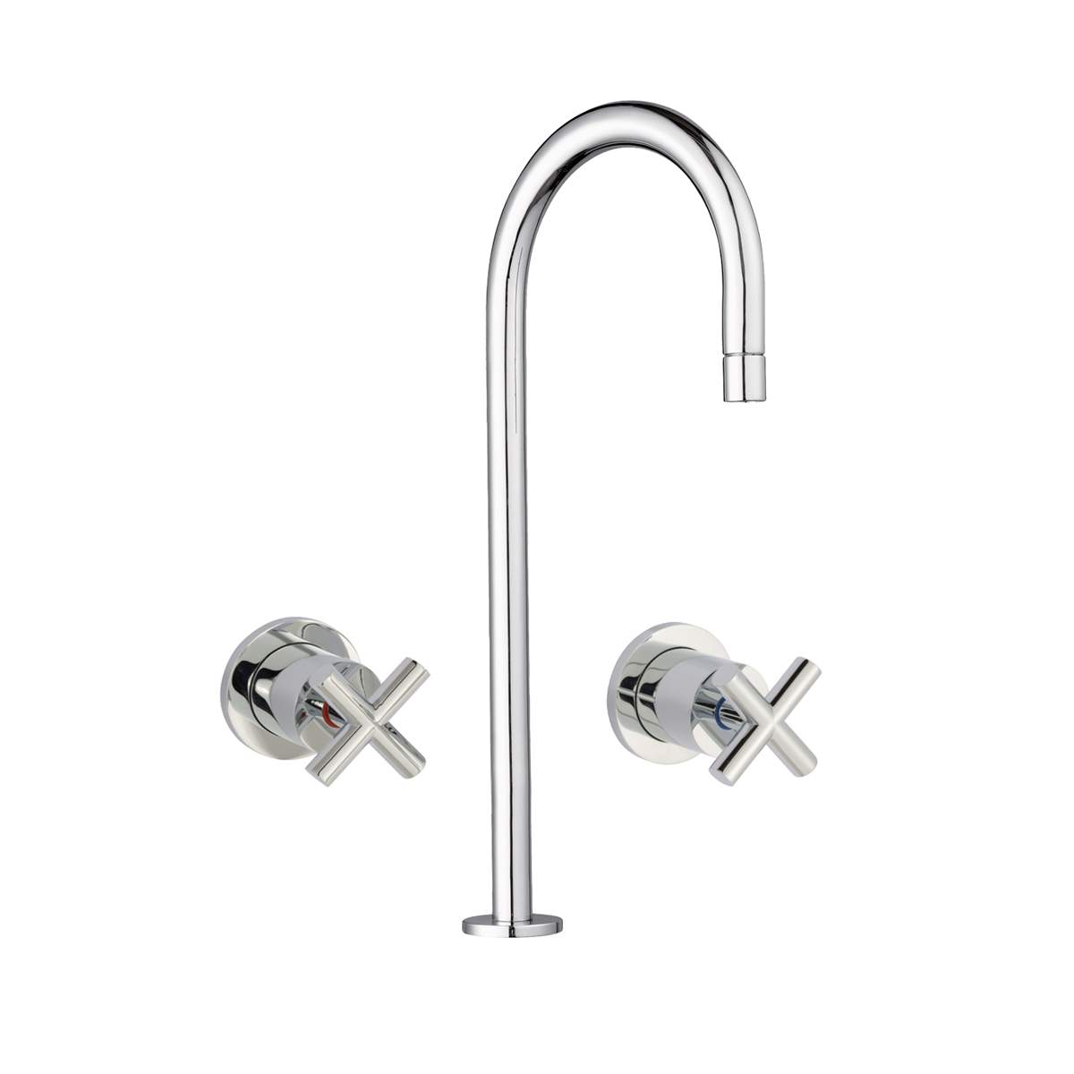 JTP Solex Deck Mounted Spout with Concealed Stop Valves (60893)