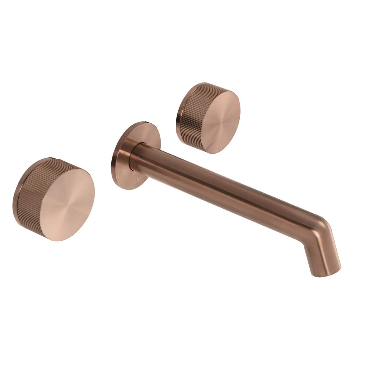 JTP Evo Brushed Bronze 3 Hole Wall Mounted Basin Mixer (61089ABRZ)
