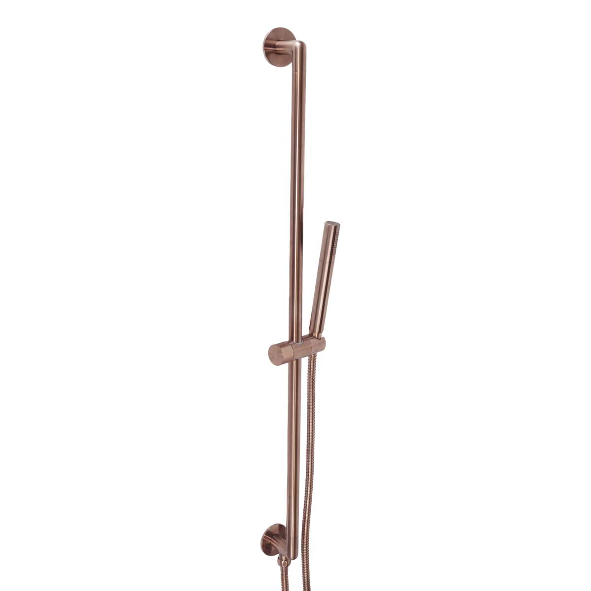 JTP Evo Brushed Bronze Slide Rail with Pencil Shower Handle and Hose