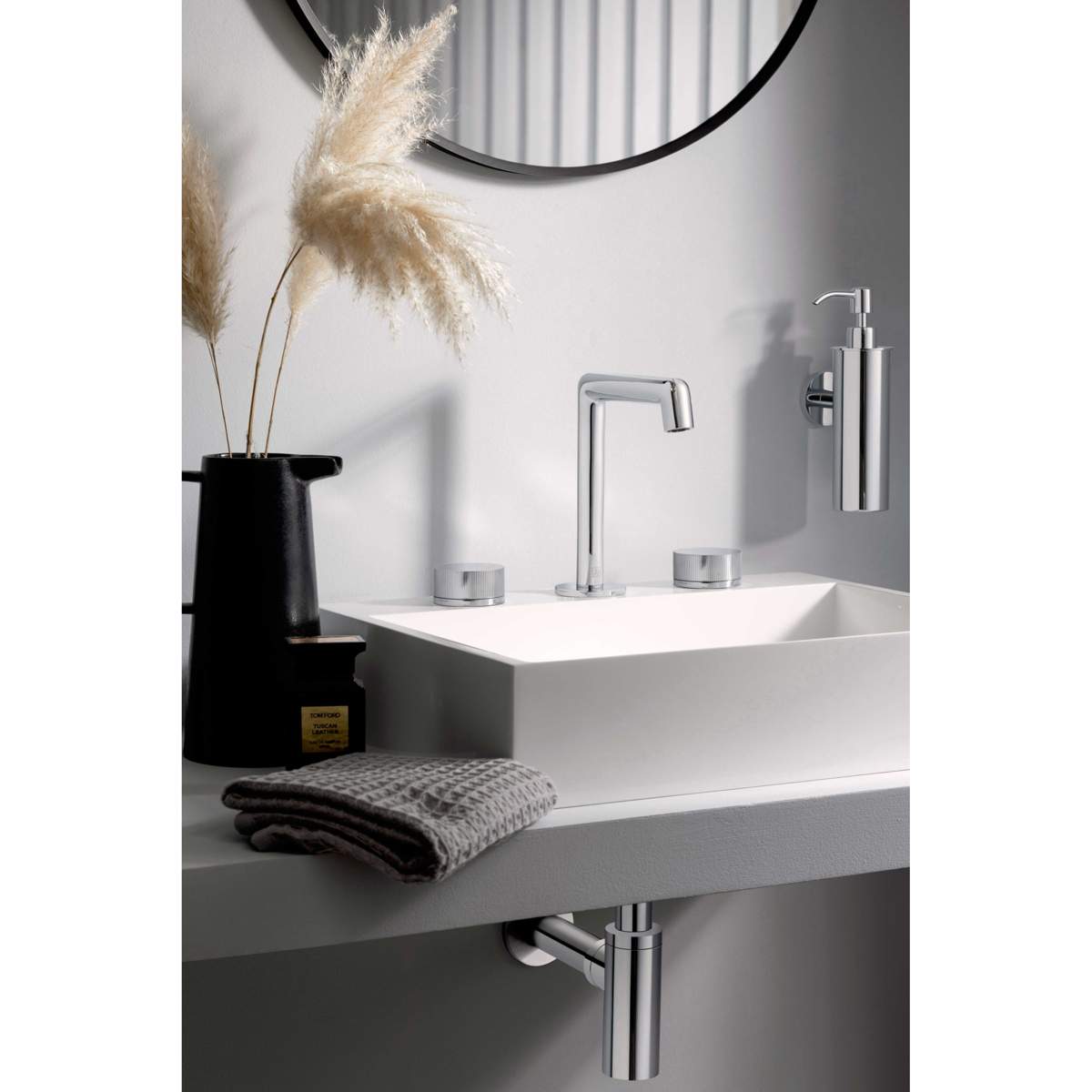 JTP Evo Chrome 3 Hole Deck Mounted Basin Mixer (64193CH)