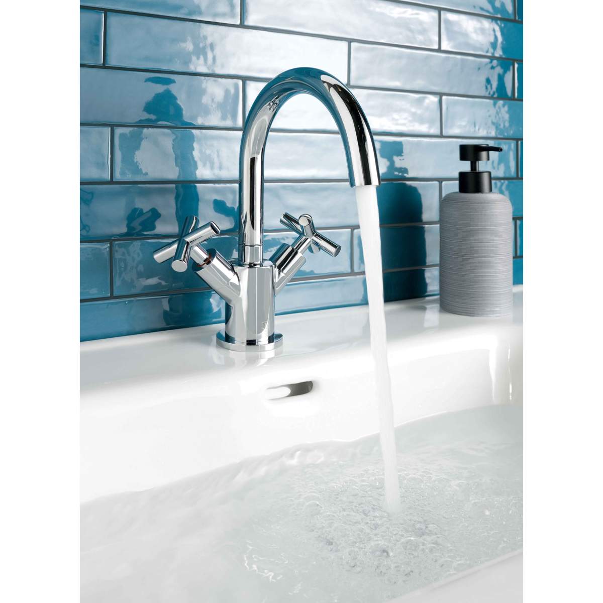 JTP Solex Mono Deck Mounted Basin Mixer (66181)