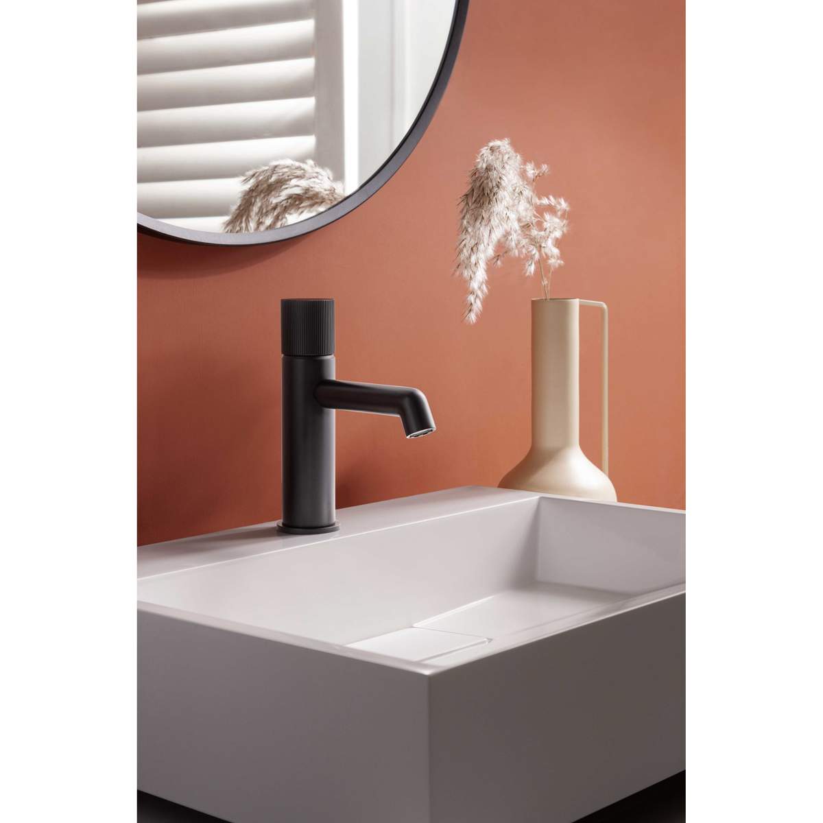 JTP Evo Matt Black Basin Mixer (68008MB)