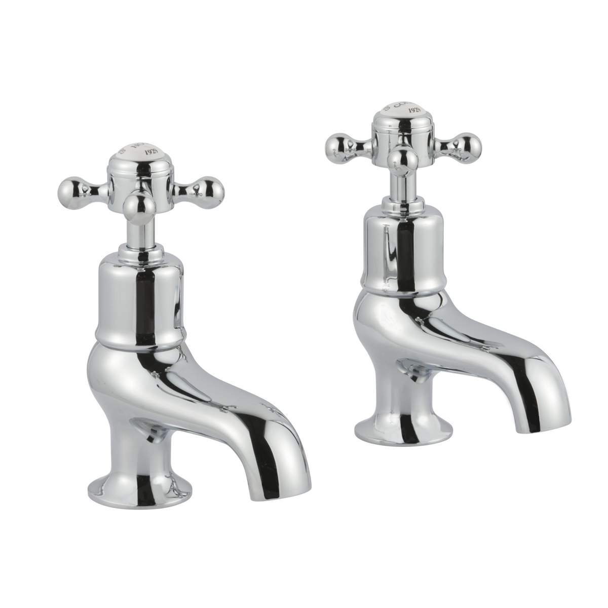 JTP Grosvenor Cross Chrome Bath Taps (76015)