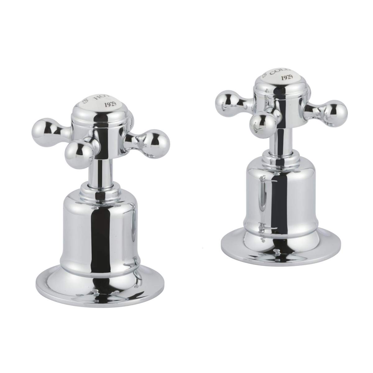 JTP Grosvenor Cross Chrome Panel Valves (76809)