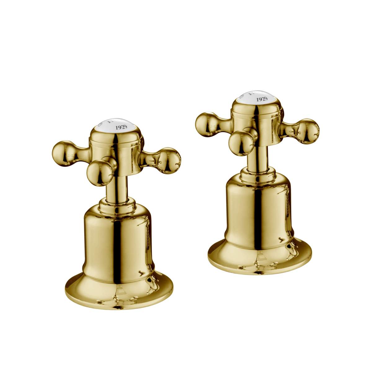 JTP Grosvenor Cross Antique Brass Edition Panel Valves (76809G)