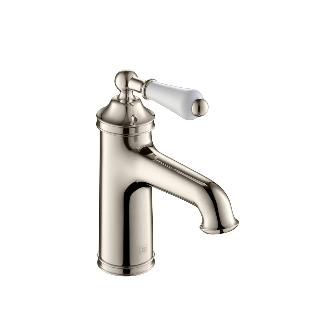 JTP Grosvenor Cross Nickel Single Lever Basin Mixer (85001NK)