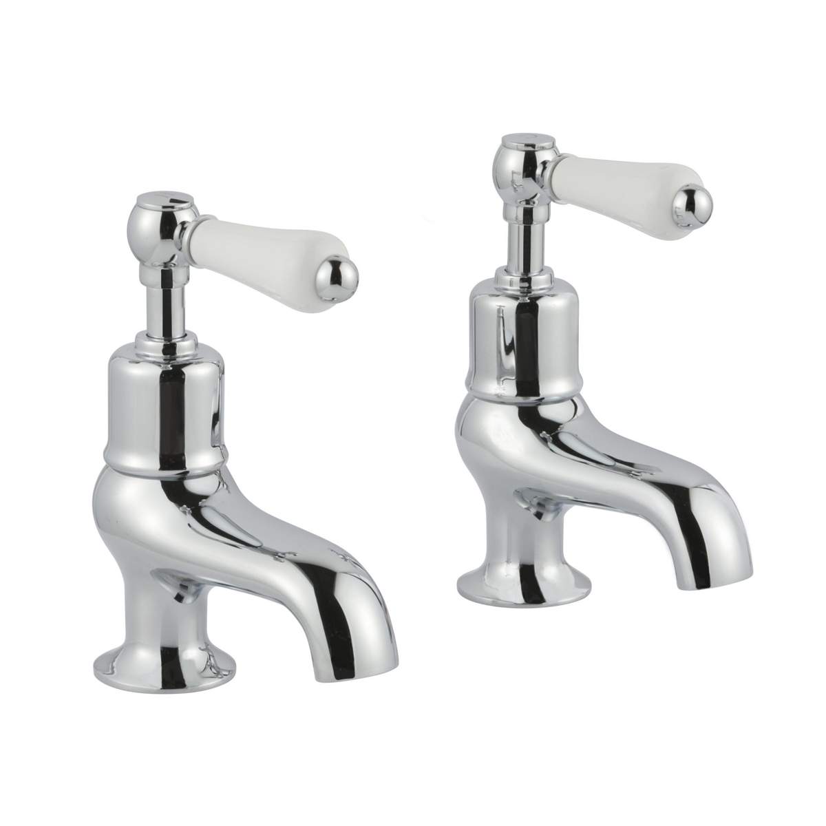 JTP Grosvenor Lever Chrome Bath Taps (85015)