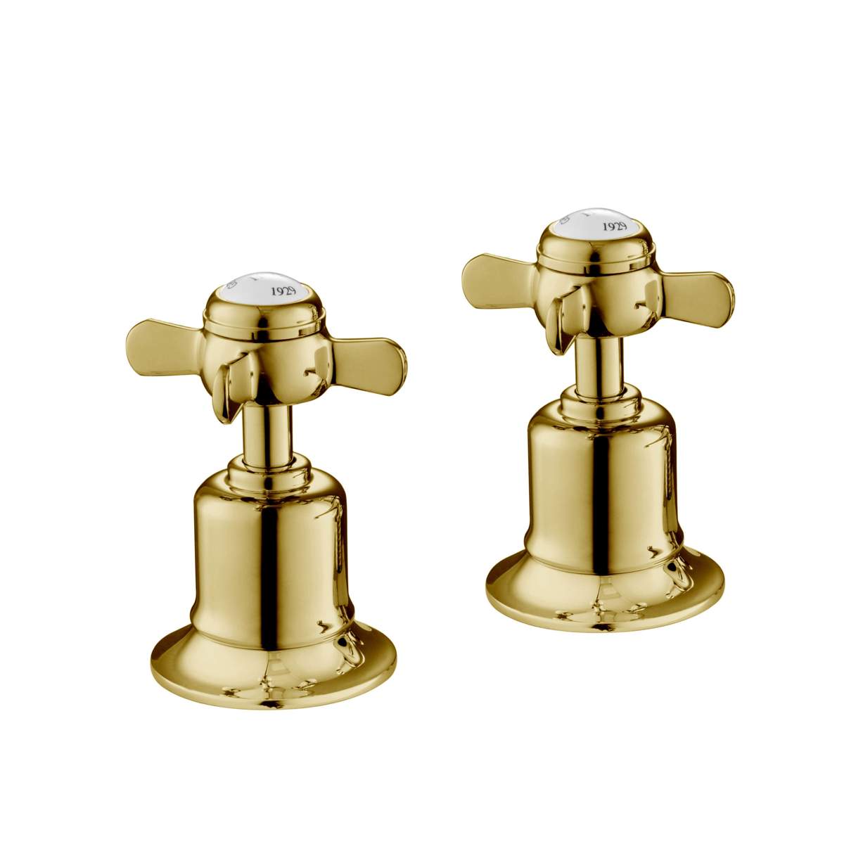 JTP Grosvenor Pinch Antique Brass Edition Panel Valves 3/4 (98809G)