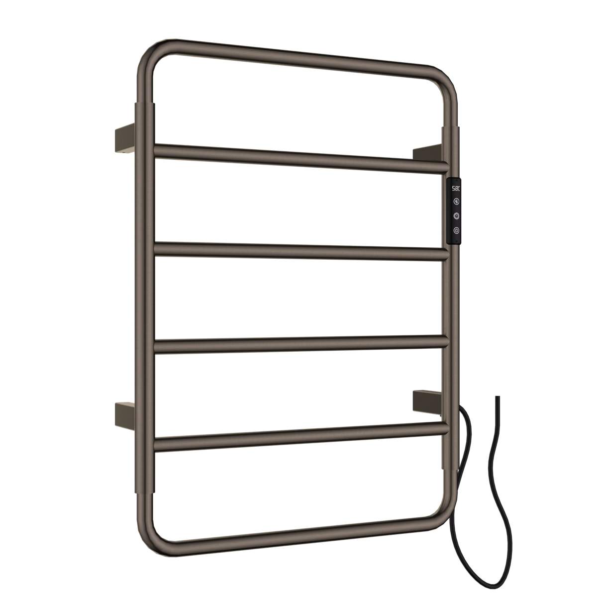 JTP Aero Brushed Bronze Electric Towel Radiator (AE640EBRZ)