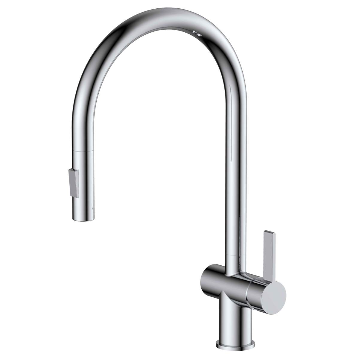 JTP Vos Chrome Single Lever Pull-Out Sink Mixer (C127)