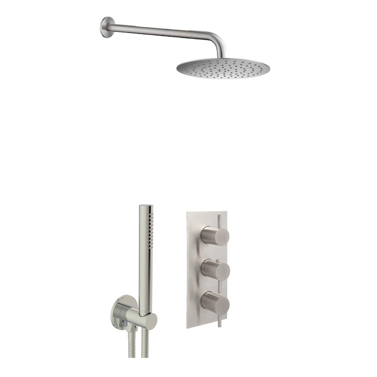 JTP Inox Concealed Stainless Steel Shower Combination 2 Outlet (COM081)