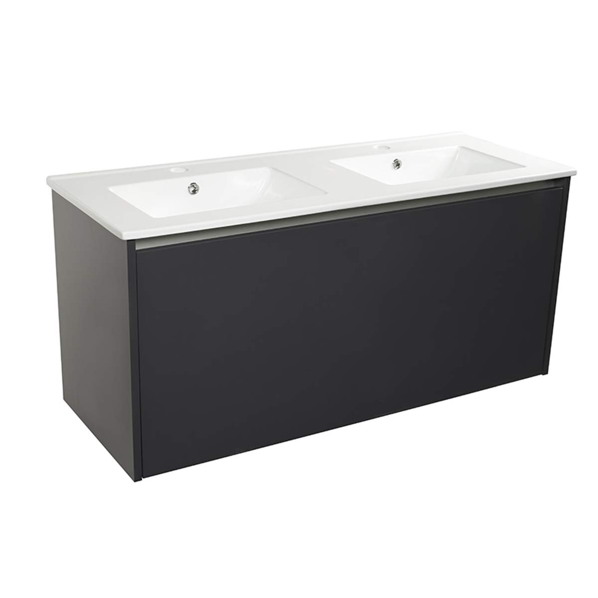 JTP City 1200 Unit with Internal Drawer, Sensor and Bottom Light in Anthracite (CYWM1203AN+CY1200BS)
