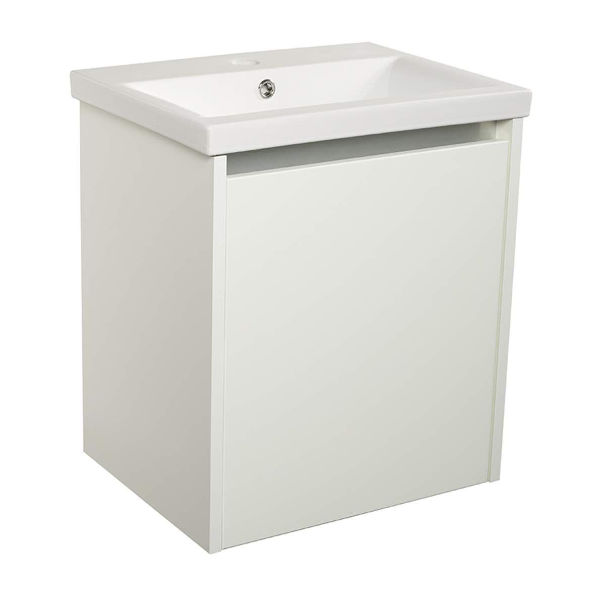 JTP City 500 with Internal Drawer, Sensor and Bottom Light in White (CYWM503W+P500BS)