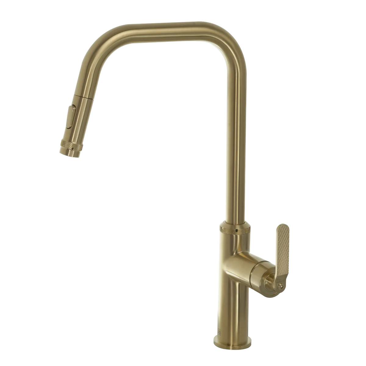 JTP Decor Brushed Brass Single Lever Pull Out Sink Mixer (DEC127BBR)