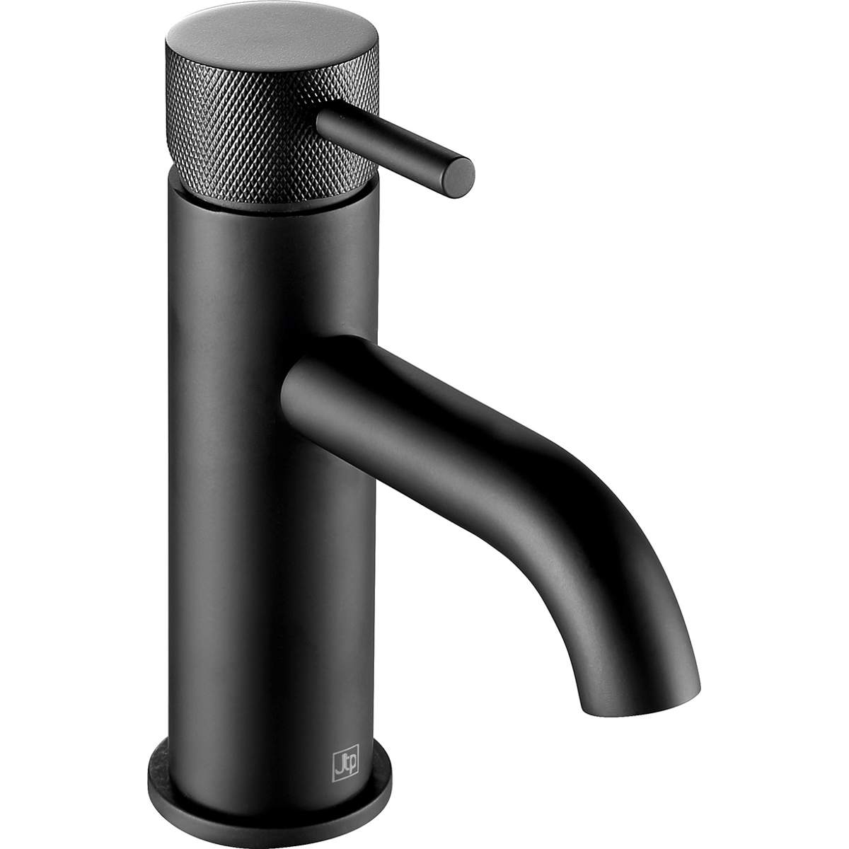 JTP Vos Matt Black Single Lever Basin Mixer with Designer Handle (DH28008AMB)