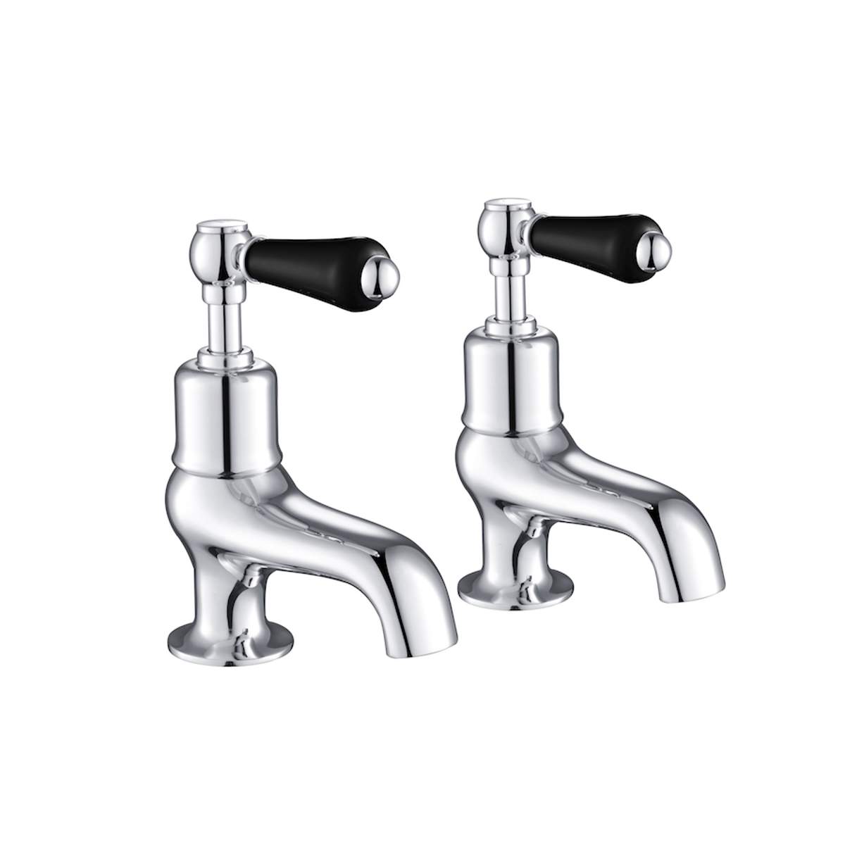 JTP Grosvenor Lever Black Edition Bath Taps (GB85015)