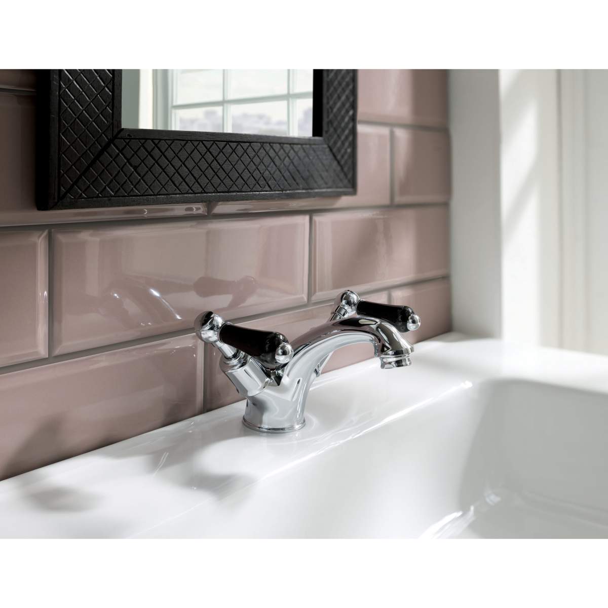 JTP Grosvenor Lever Black Edition Basin Mixer with Pop-Up Waste (GB85169)