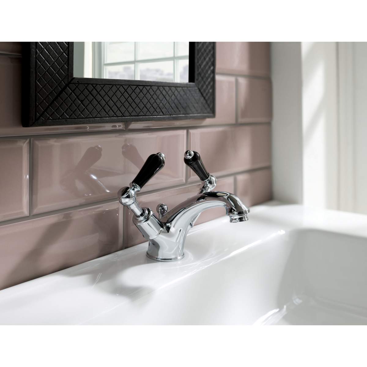 JTP Grosvenor Lever Black Edition Basin Mixer with Pop-Up Waste (GB85169)