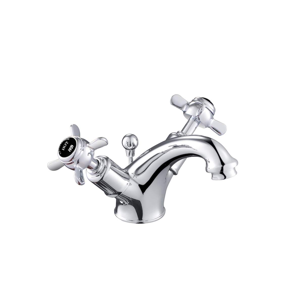 JTP Grosvenor Pinch Black Edition Basin Mixer (GB98169)