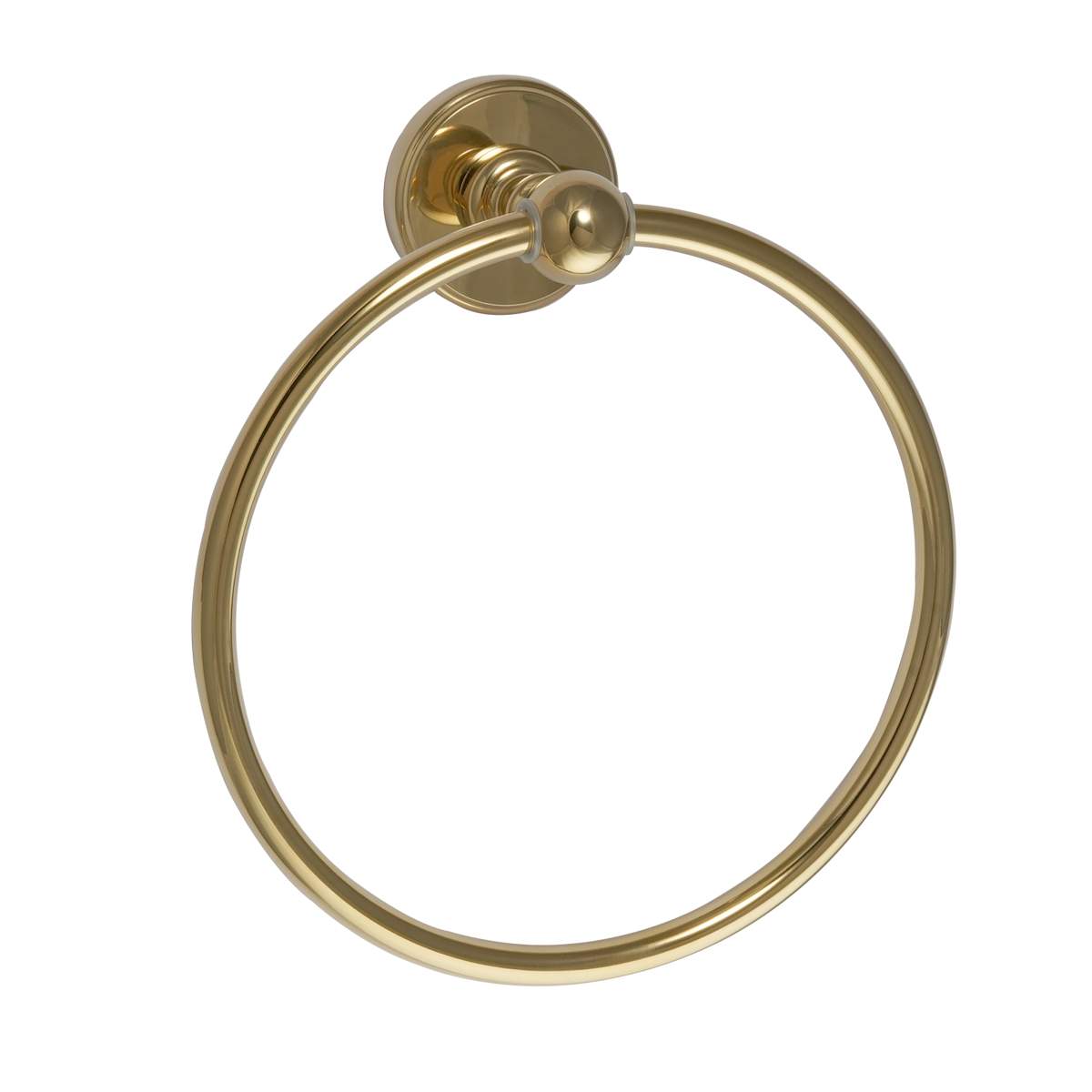 JTP Grosvenor Cross Antique Brass Edition Towel Ring (GR121G)