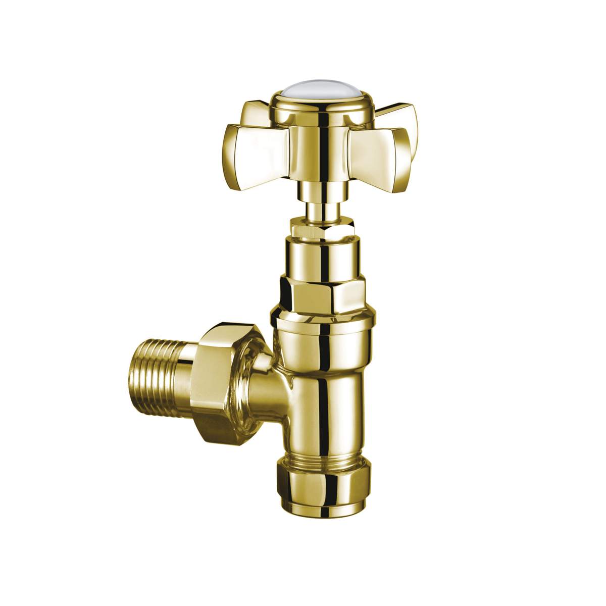 JTP Grosvenor Angled Antique Brass Radiator Valves (GRRVAG)