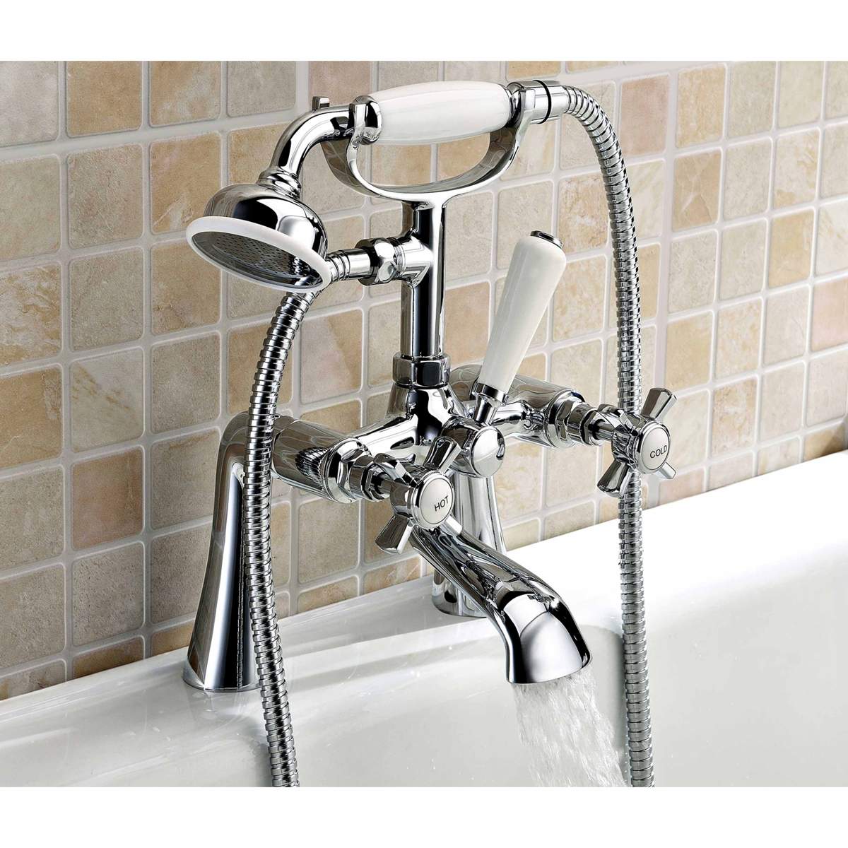 JTP Nelson Bath Shower Mixer with Kit (JTIL301P)