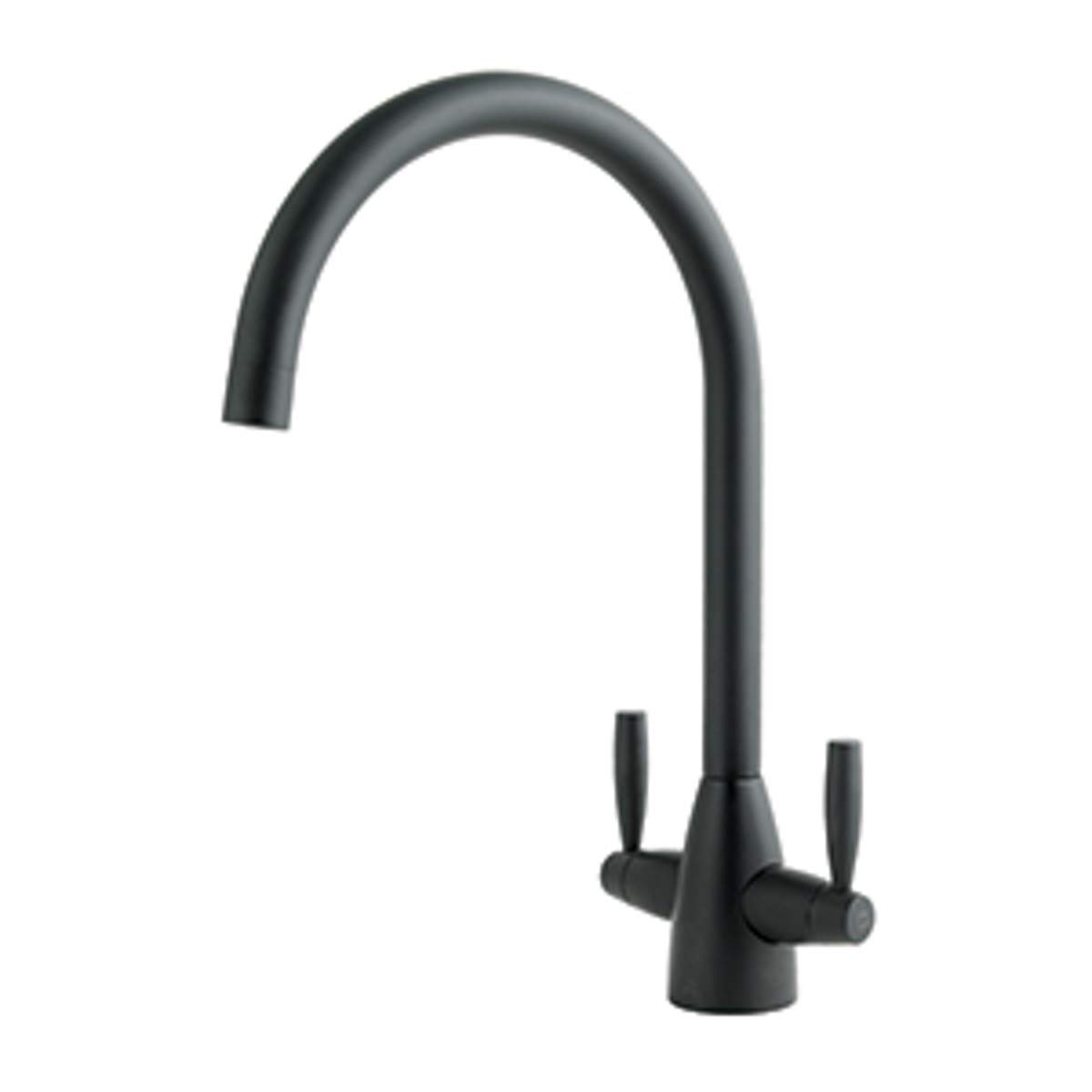 JTP Blink Matt Black Sink Mixer (MBBL182)