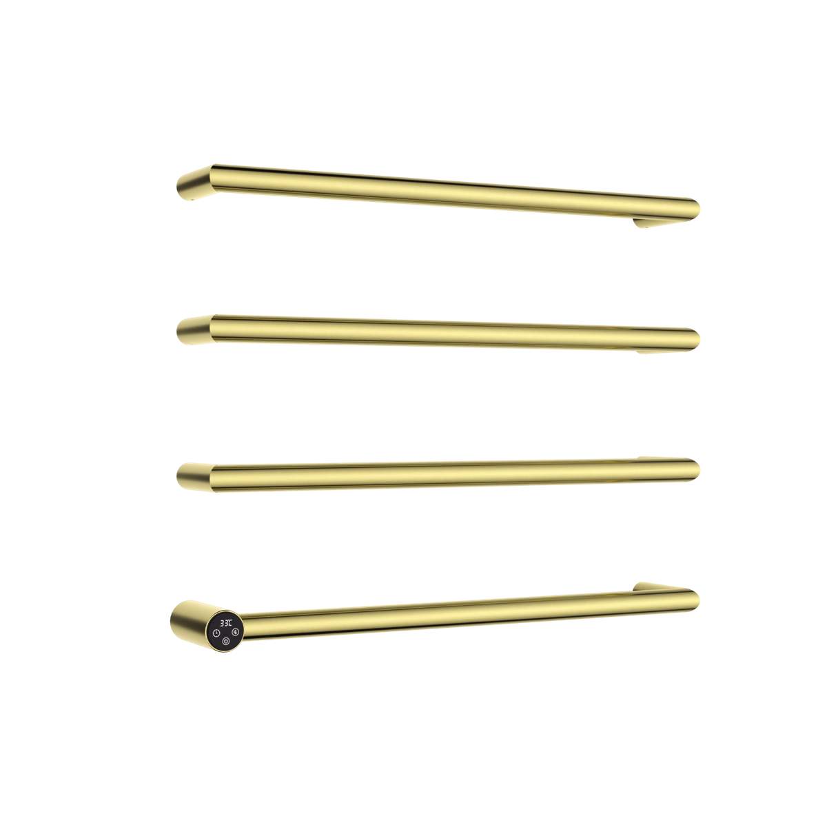 JTP Obi Brushed Brass Electric Towel Radiator (OB600EBBR)