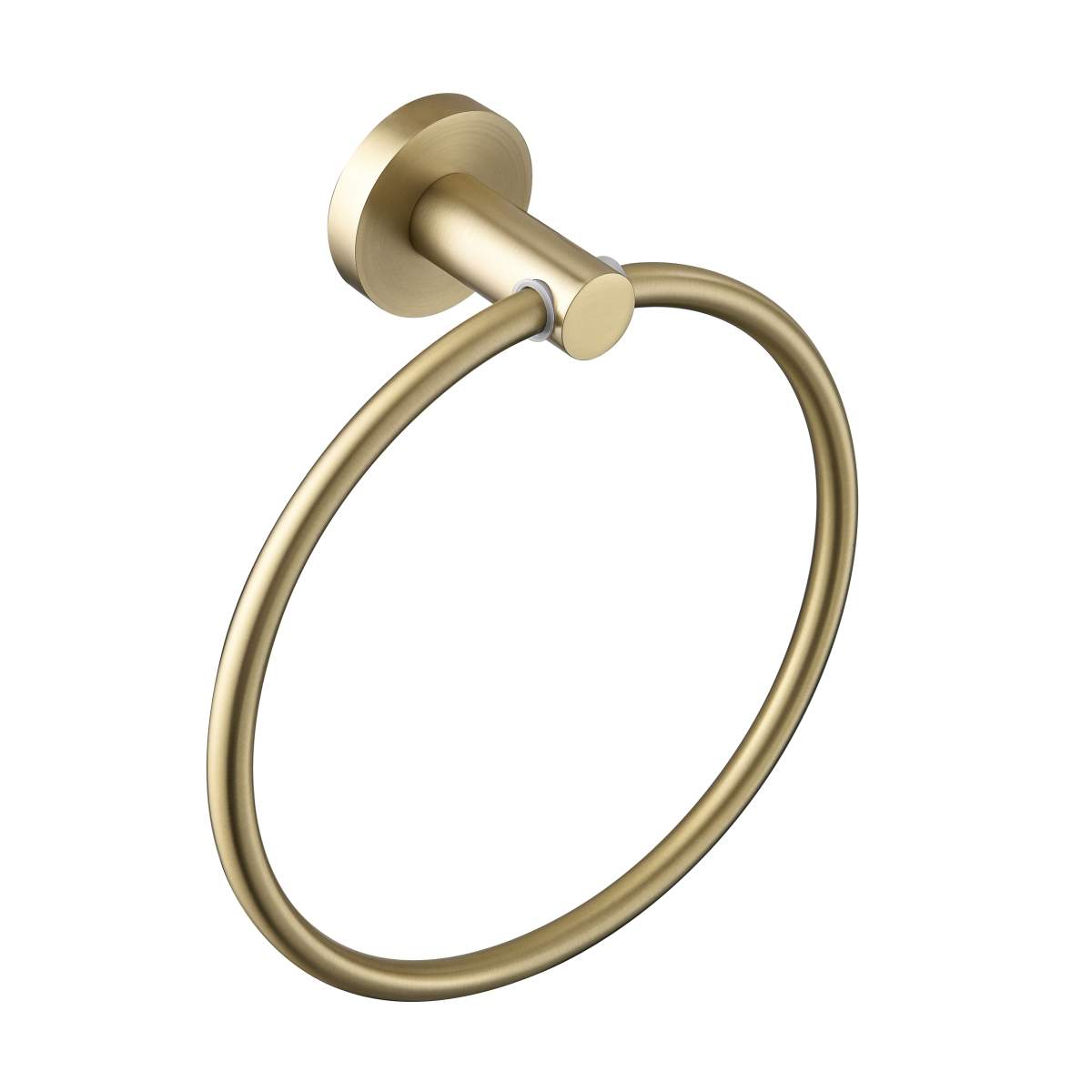 Bristan Round Brushed Brass Towel Ring (RD RING BB)