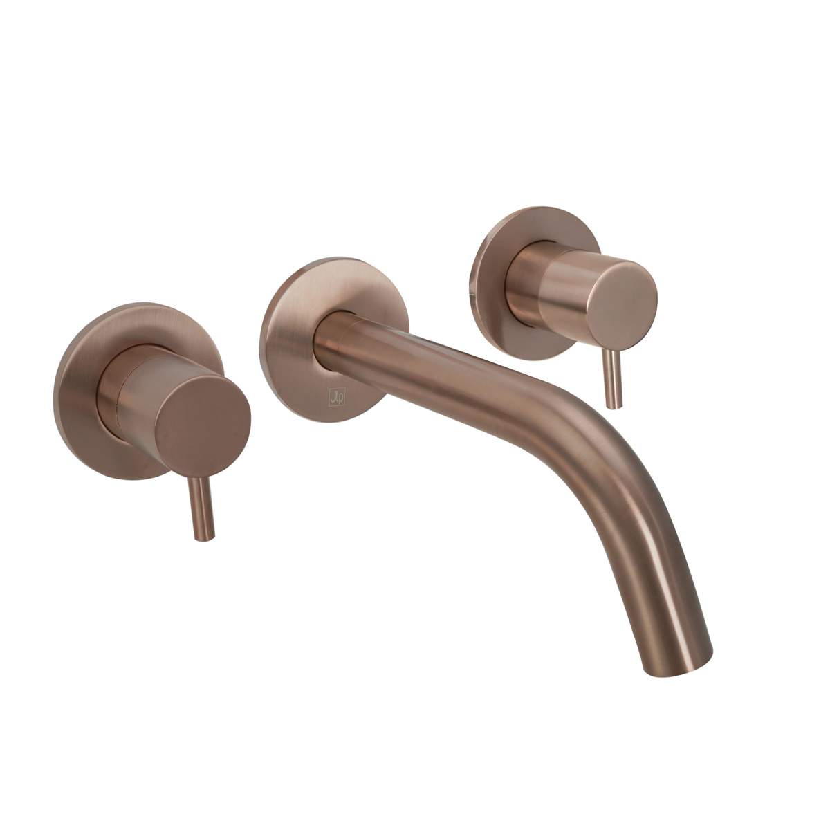 JTP Vos Brushed Bronze 3 Hole Basin Mixer Wall Mounted (21089ABRZ)