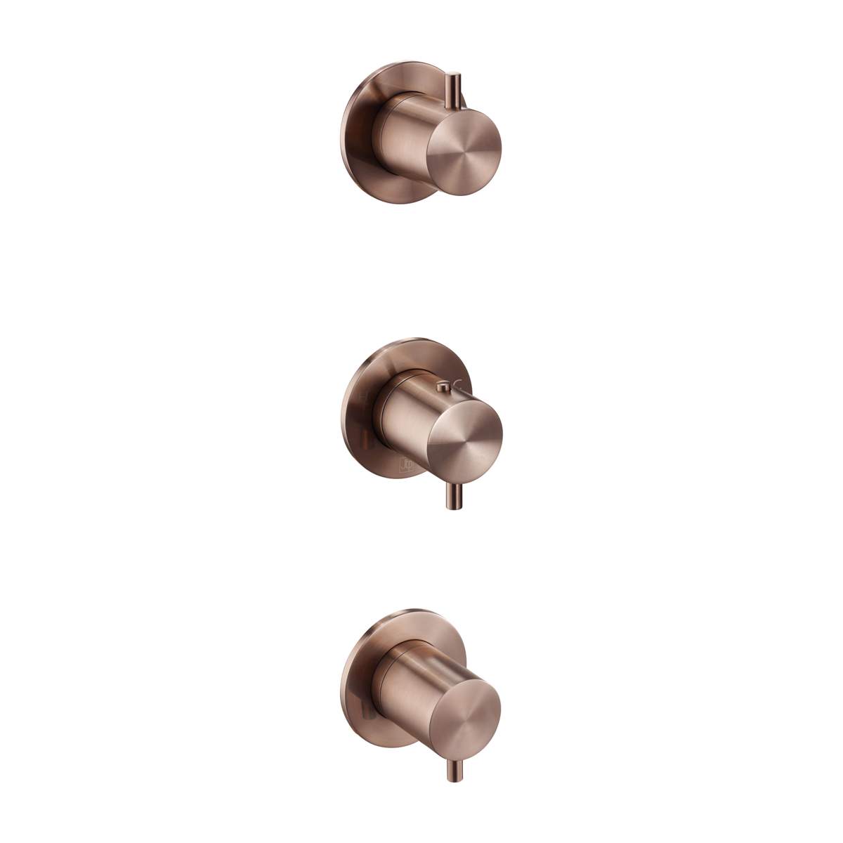 JTP Vos Brushed Bronze Modular Thermostatic Concealed 2 Outlet Shower Valve (21790BRZ)