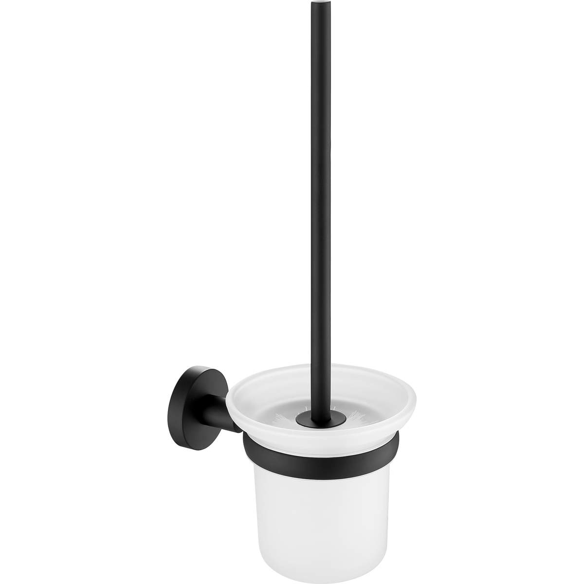 JTP Vos Matt Black Toilet Brush (28165MB)