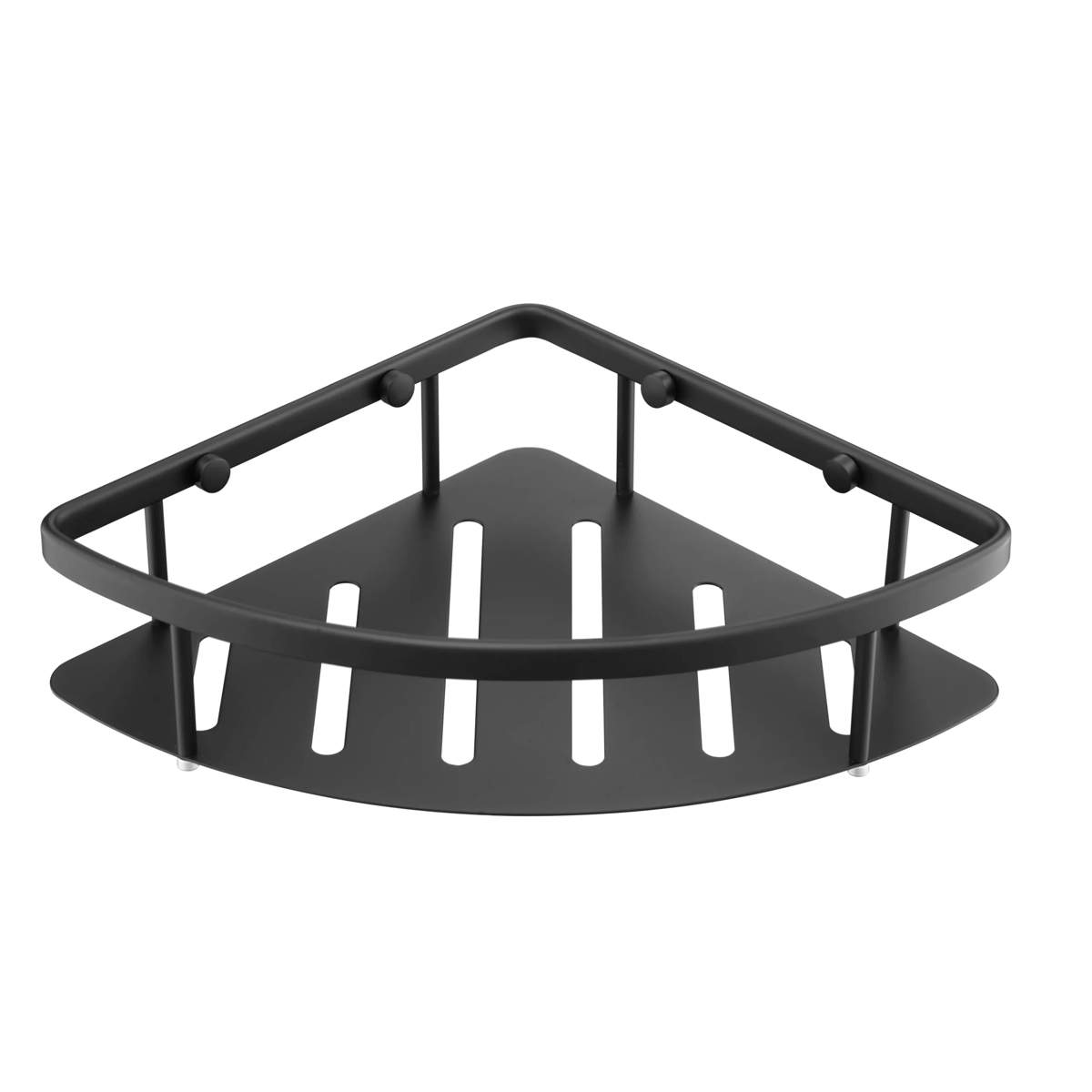 JTP Vos Matt Black Corner Basket (282012MB)