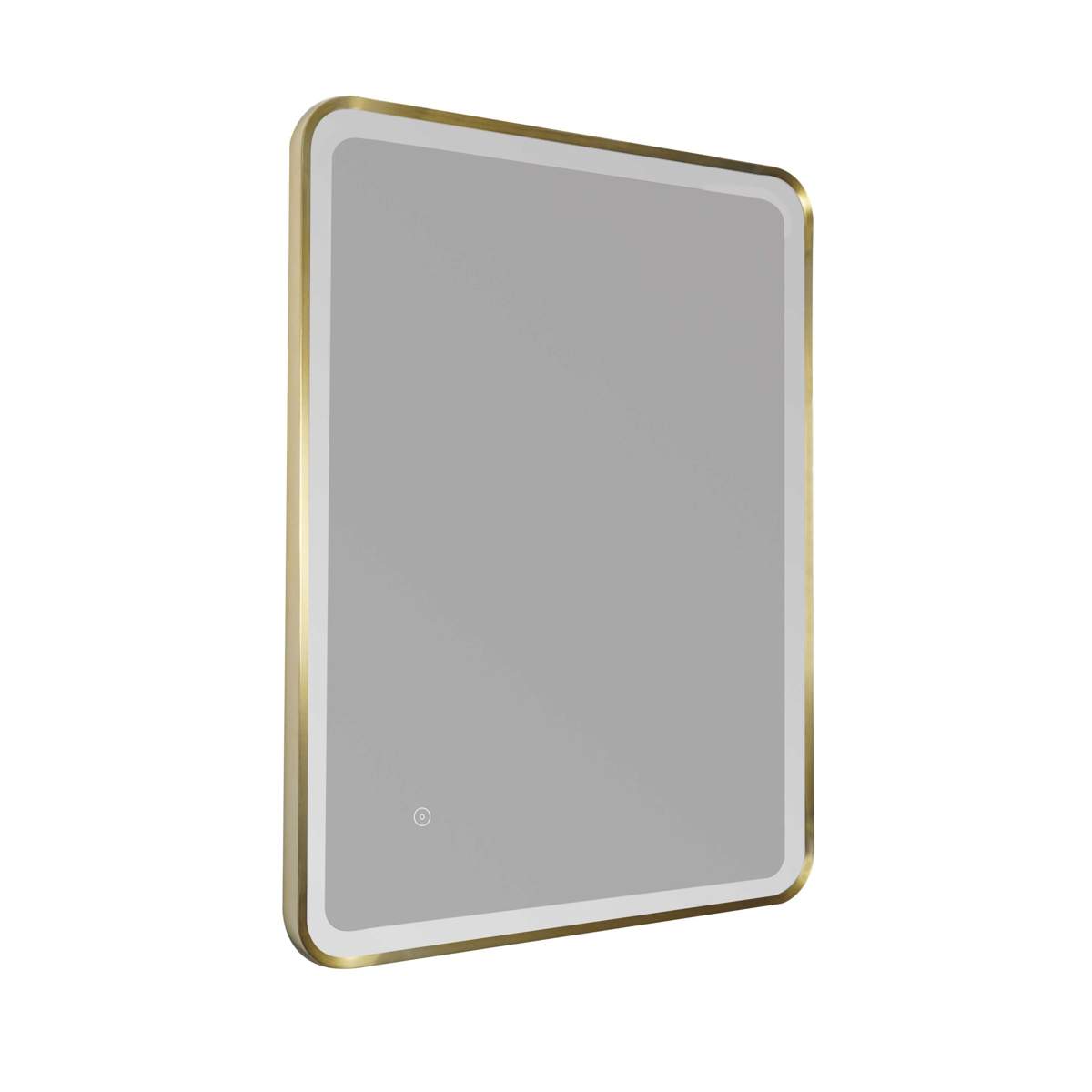 JTP Hix Brushed Brass Mirror with Light (33M68BBR)