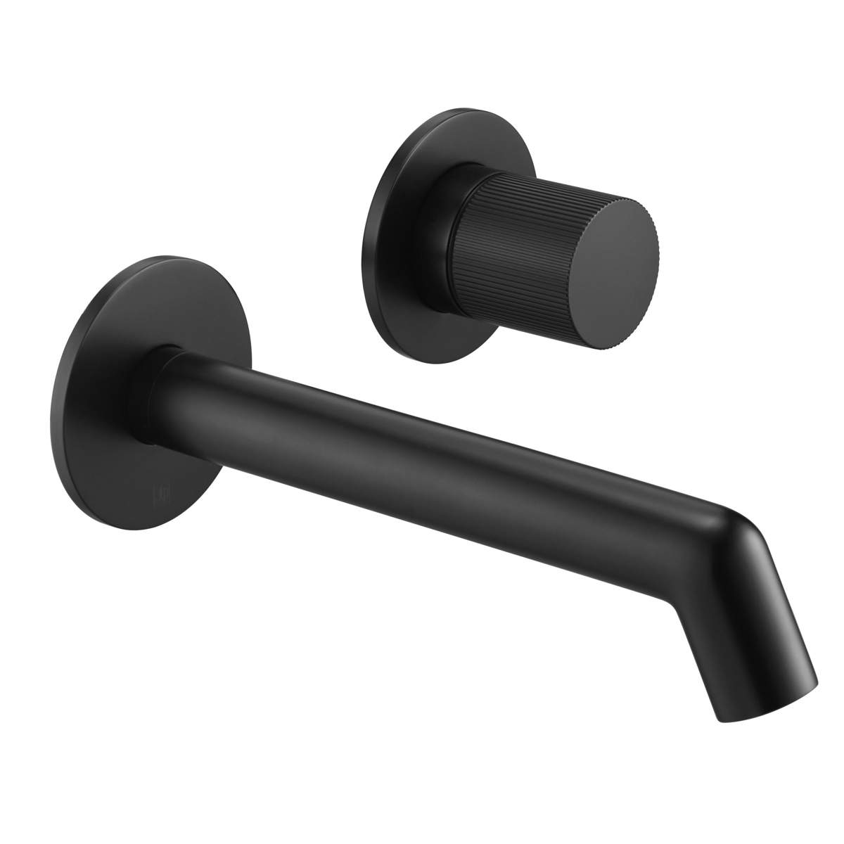 JTP Evo Matt Black Wall Mounted Basin Mixer without Lever (68273MBMP)