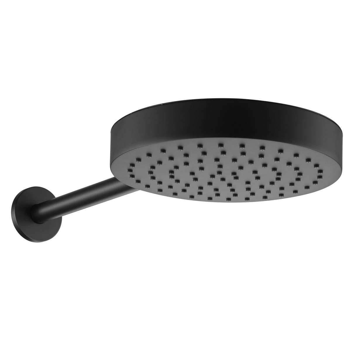 JTP Evo Matt Black Shower Head and Arm (68400250MB)