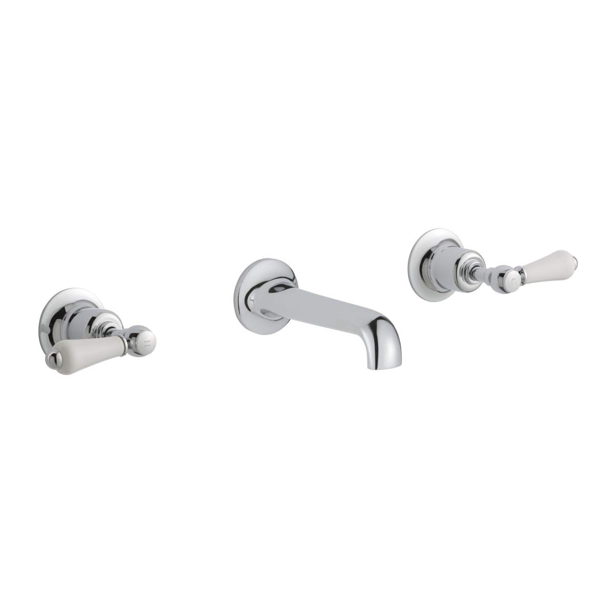 JTP Grosvenor Lever Chrome 3 Hole Basin Mixer (85089A)