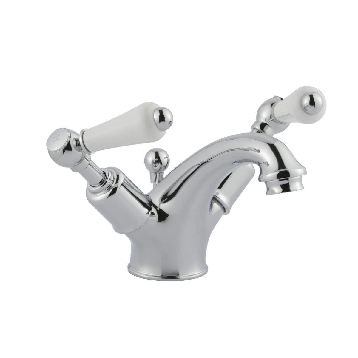 JTP Grosvenor Lever Chrome Basin Mixer with Pop-Up Waste (85169)